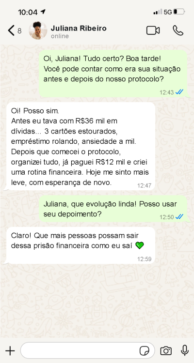 DEPOIMENTO JULIANA